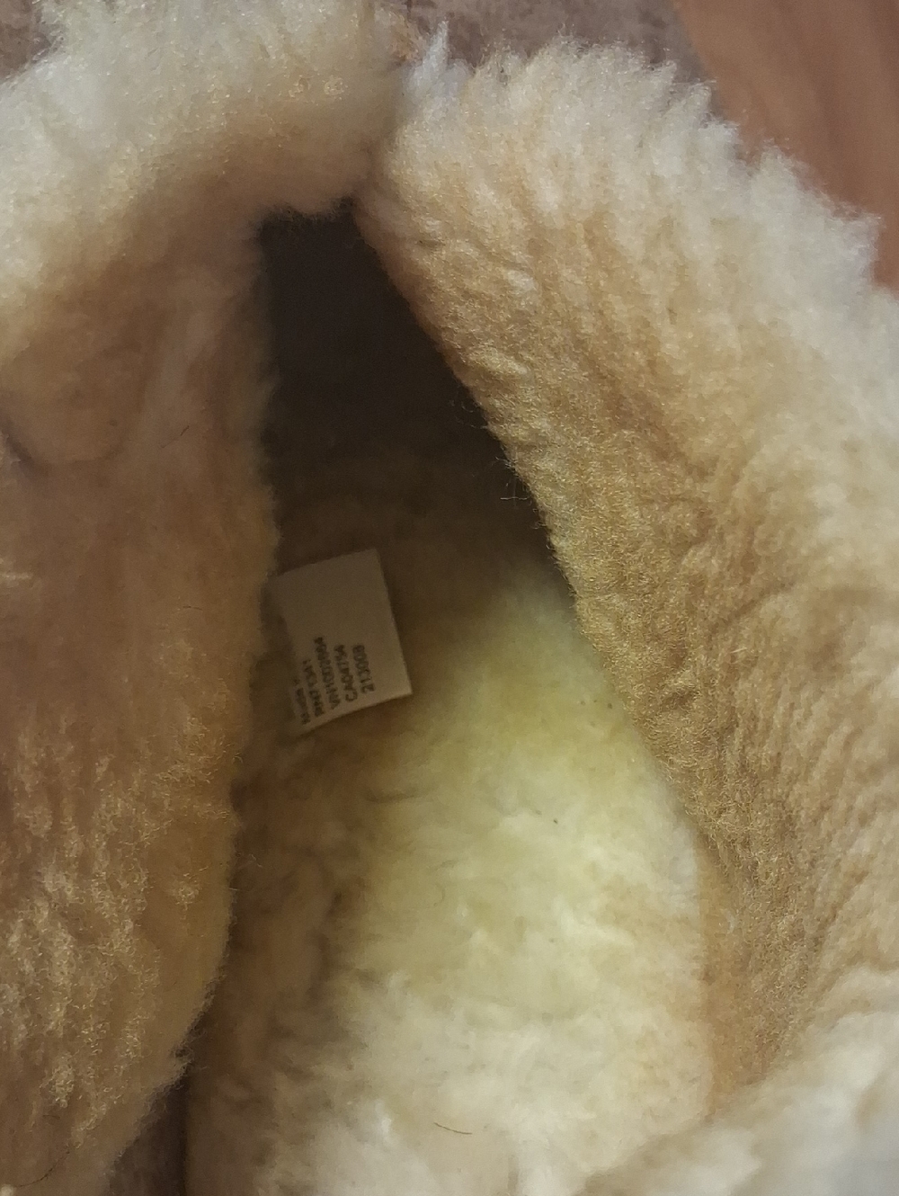 L.L Bean Men's Brown Suede Shearling Lined Slip-On Slippers Size 10 - Picture 10 of 13